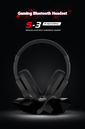 S3 Wireless Gaming Headset – Wired/Wireless Dual-Use, Qualcomm, NFC & Noise Reduction (4 Colors)