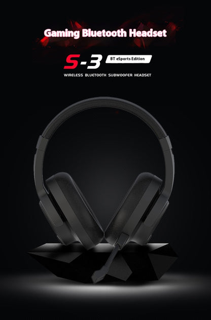 S3 Wireless Gaming Headset – Wired/Wireless Dual-Use, Qualcomm, NFC & Noise Reduction (4 Colors)