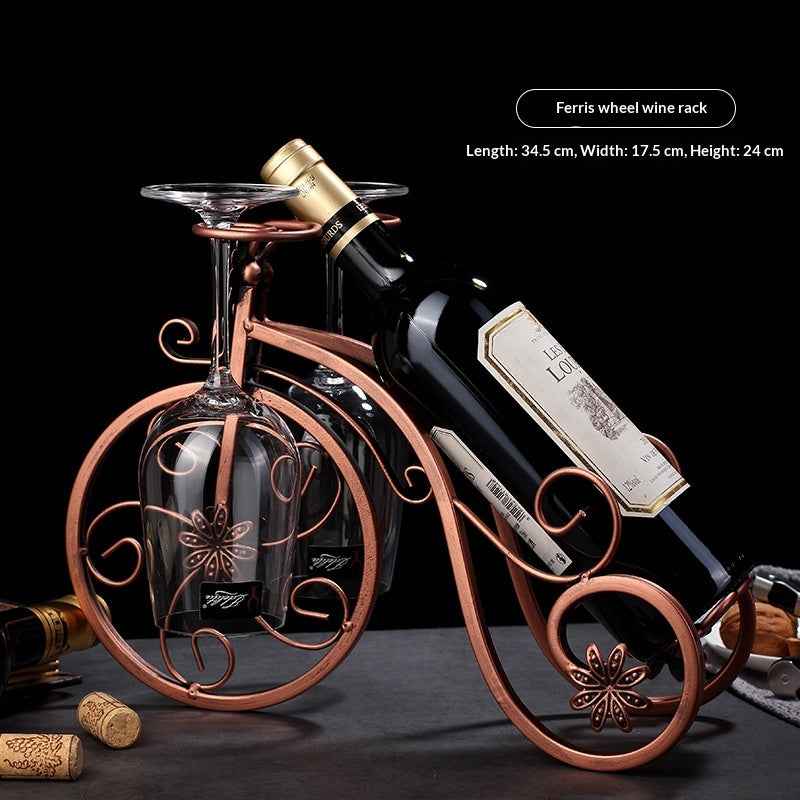 Creative Home Wine Rack Decoration