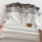 Kids' Cotton Short Sleeve 2-Piece Set | Shirt & Shorts | 3 Colors