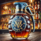 Grenade Whiskey Bottle + Book/Elf Mug Bundle