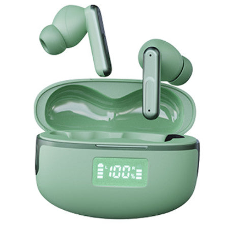 846374688-3 - you like the color green? and in need of a new pair of soft-tip-earbuds? then look no further than these Bluetooth earbuds. 