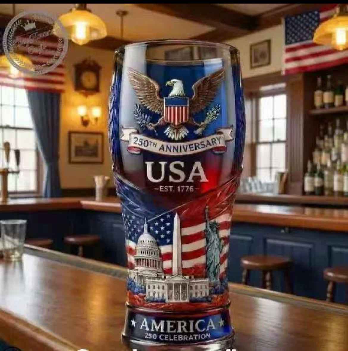 Commemorative Colored Glass Bottle New-style Beer