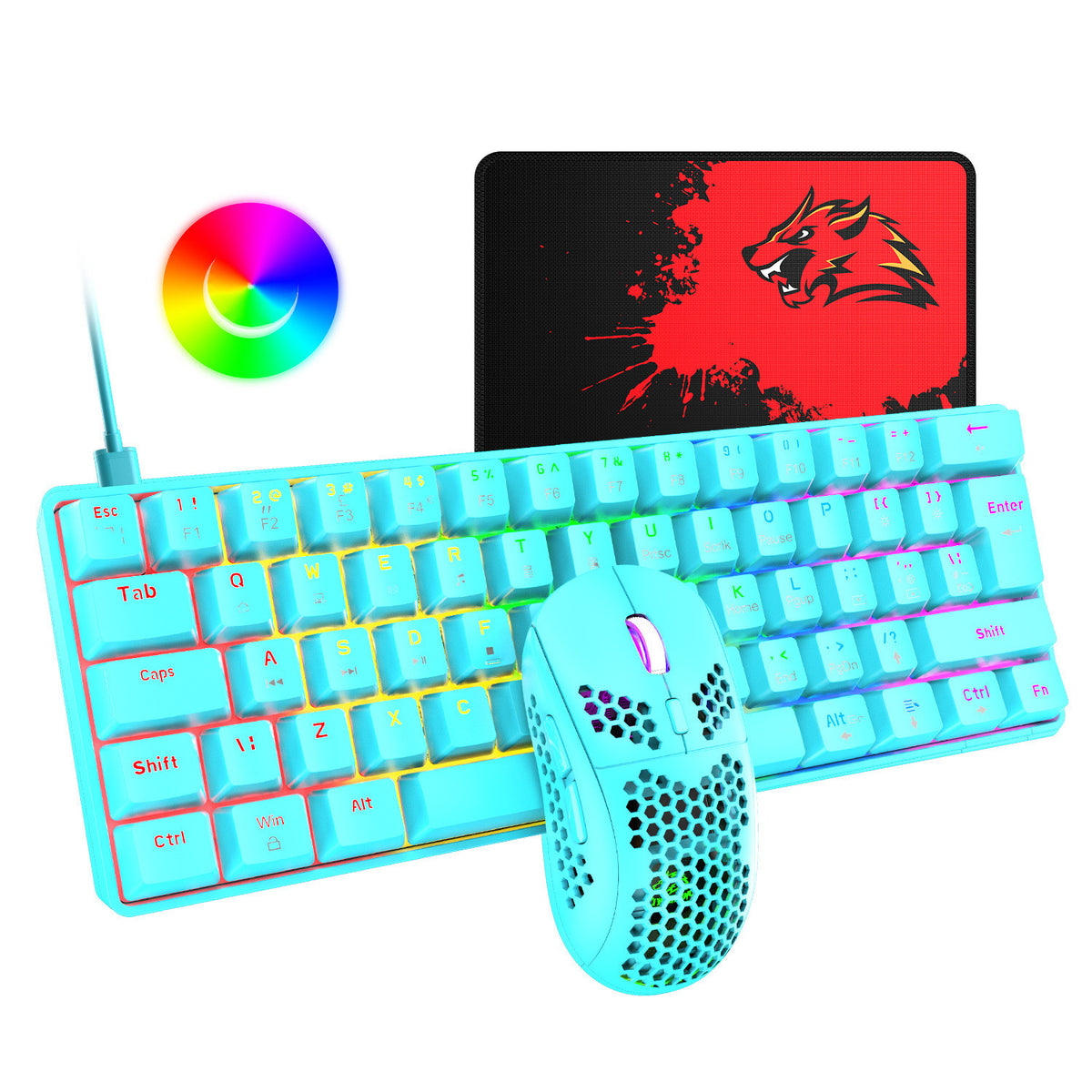 131140849-1 - is blue your type of color? then this gaming keyboard and mouse set is just for you. 