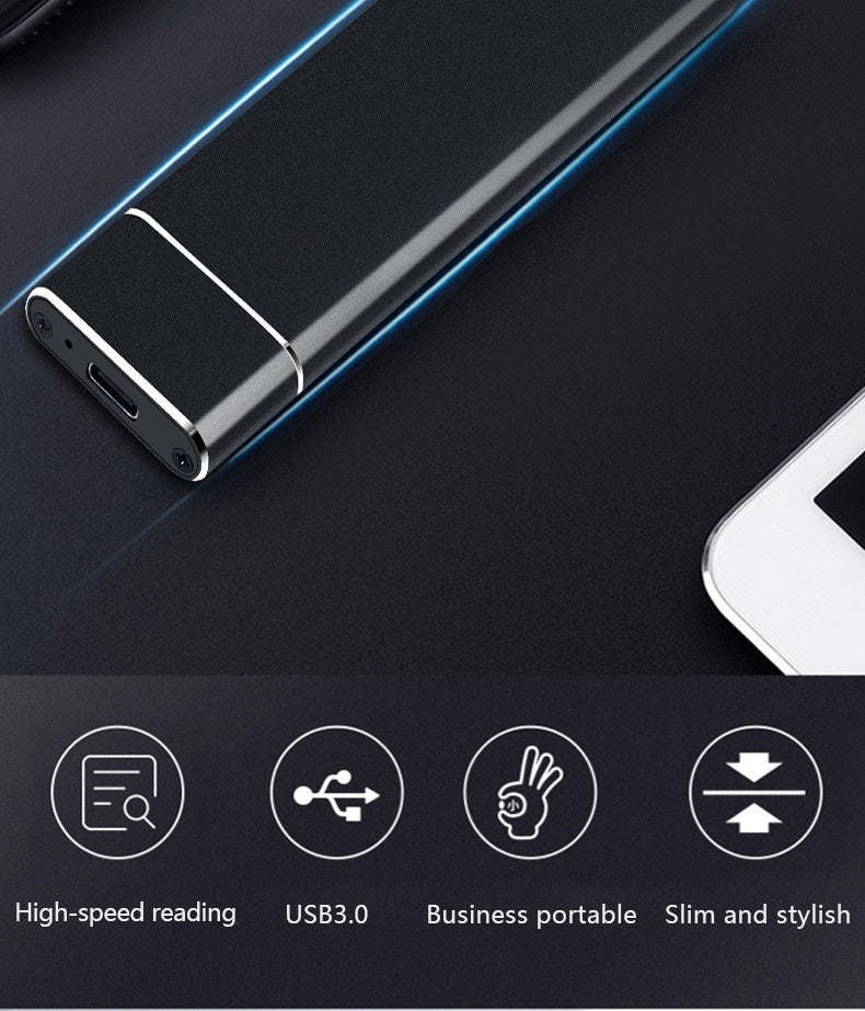 Portable SSD External Hard Drive – Up to 8TB, Metal Shell Dropshipman