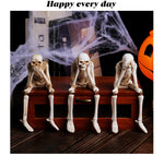 Halloween Skull Resin Decoration – Ghost Festival Atmosphere Ornament Dropshipman