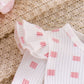 Baby Girl Plaid Romper | Long Sleeve Cotton Jumpsuit