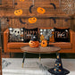 Halloween Pumpkin Pillow Covers Set of 4 – 18x18 Spooky Buffalo Plaid Throw Cushion Cases