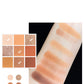 9-Color Eyeshadow Palette – Matte & Shimmer Highly Pigmented Eye Shadow Powder (3 Shades)