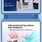 Gaming PC Case Panoramic Glass 360 AIO Water Cooler Support | MATX Mid Tower Desktop Computer Host