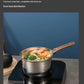Non-Stick 12-Piece Cookware Set with Glass Lids | Thickened Double-Base | Light Luxury