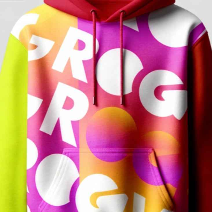European Size Drop-shoulder Sleeve Casual Sports Hoodie Sweater