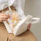 Shell-Shaped Cosmetic Handbag – PU Leather Makeup & Travel Storage Bag, 4 Colors