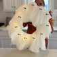 Halloween Light-Up Ghost Garland – Glowing Front Door Hanging Decoration