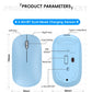 Ultra-Slim Wireless Mouse – Bluetooth & 2.4G Dual Mode | Rechargeable or Battery-Powered | 7 Colors