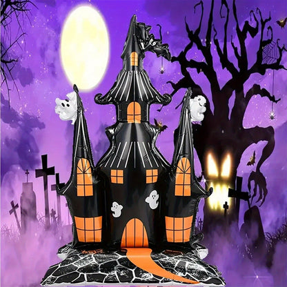 Halloween Kasteel Ballonnen – Spookachtig Feest Decoratie Ballonset