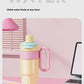 780ml (0.21 Gal) Gradient Insulated Tumbler – 316 Stainless Steel Thermal Cup with Straw & Lid