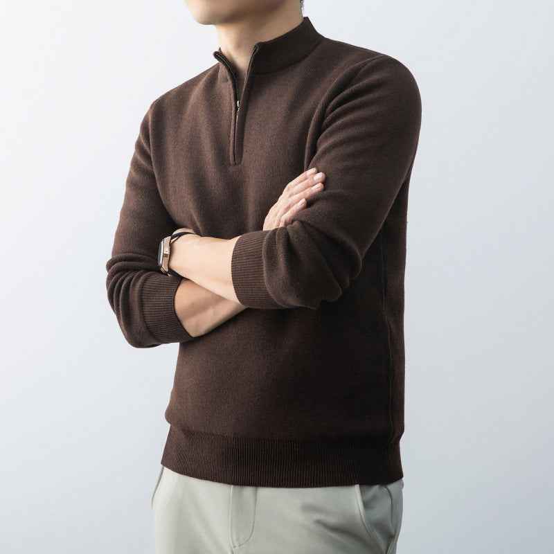 Simple AutumnWinter Mens Sweater Pullover Casual Knitwear