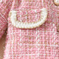 Baby Girl 3-Piece Outfit Set | Jacket, Shorts & Beret | Pink