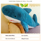 Shark Plush Toy Pillow – Soft Flannel Stuffed Animal Sleeping Cushion for Kids (50cm–90cm)