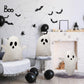 Halloween Ghost Sherpa Plush Throw Pillow