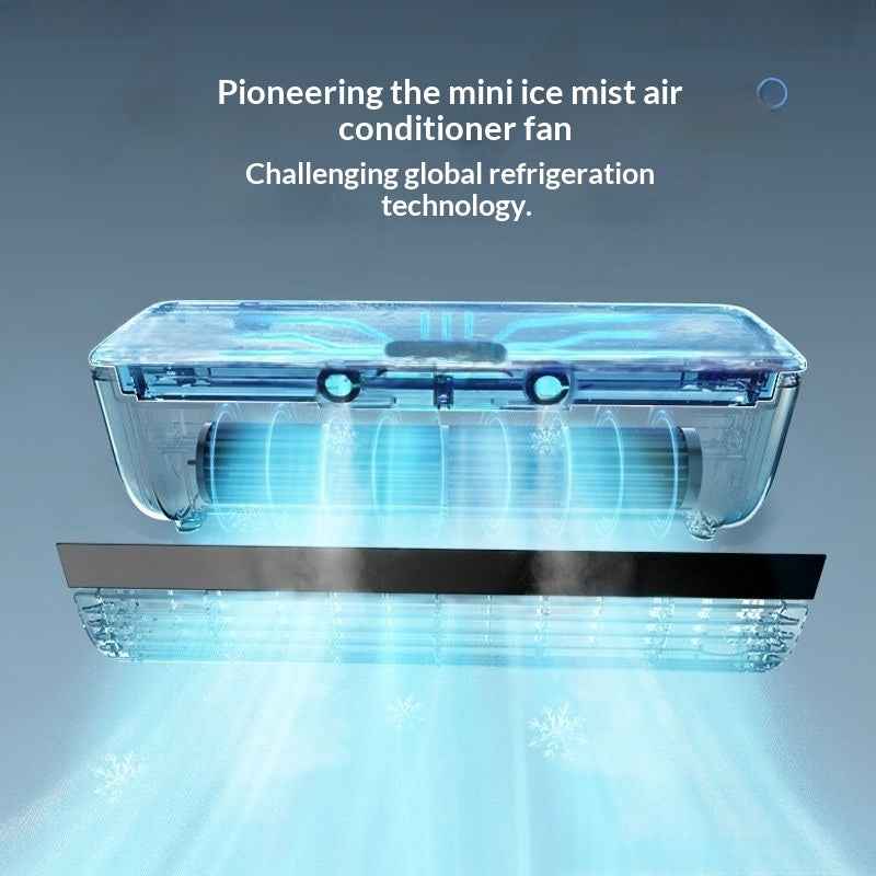 Refrigeration Wall Hanging Rechargeable Fan Household Stand Remote Control