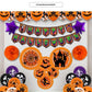 Halloween Doodshoofd & Pompoen Ballon Combo – Griezelige Feestdecoratie Set