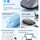 Ultra-Slim Wireless Mouse – Bluetooth & 2.4G Dual Mode | Rechargeable or Battery-Powered | 7 Colors