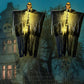Halloween Glowing Skull Hanging Ghost – LED Outdoor Courtyard Decoration Prop