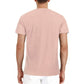 Men's Loose Fit Solid Color Cotton Crewneck T-Shirt – Short Sleeve Casual Summer Tee | Pink | S–XXL