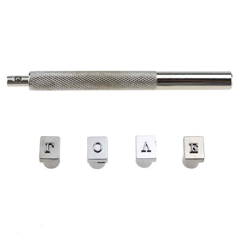 Leather Printing Punching Pin Leather English Punch Letter Punch 36PCs Digital Seal Craft Leather Carving Tools