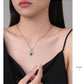 Owl Pendant Necklace | White Gold Copper | Vintage Fashion OL Style Jewelry Gift for Women