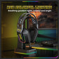 X13 LED Gaming Headset – Wired Over-Ear Headphones with Mic, 50mm Drivers & Braided Cable (3 Colors)