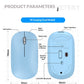 Ultra-Slim Wireless Mouse – Bluetooth & 2.4G Dual Mode | Rechargeable or Battery-Powered | 7 Colors