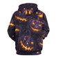 3D Halloween Print Men's Hoodie – Loose Fit Graphic Hooded Sweater