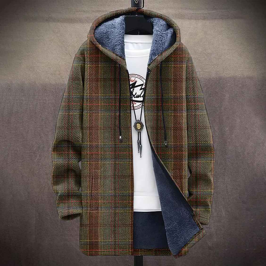Fashion Digital Printing Fleece Padded Coat Jacket