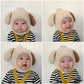 Fluffy Bunny-ear Fleece Earflap Hat For Babies And Toddlers