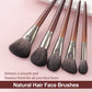 Professional Makeup Brush Set – Natural Goat Hair Eyeshadow & Face Brushes