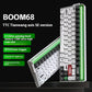 BOOM68 Magnetic Switch Mechanical Keyboard – RGB Backlit, TTC King Axis, Wired & 3-Mode Wireless
