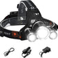 High-Power LED Headlamp Aircraft-Style Outdoor Waterproof With Bright Light