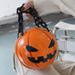 Halloween Pumpkin Ball Handbag – Chain Shoulder Bag for Kids & Women