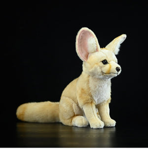 Big-Eared Fox Plush Toy – Realistic Simulation Animal Stuffed Doll