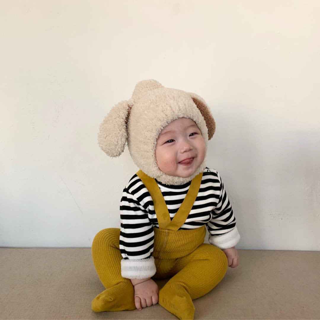 Fluffy Bunny-ear Fleece Earflap Hat For Babies And Toddlers