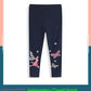 Girls' Slim-Fit Cotton Pants | Elastic Waist | Sizes 2T–7T