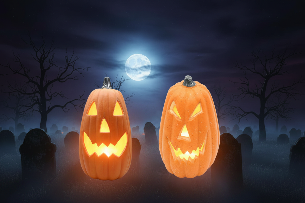 Halloween Pumpkin Set 2 – LED Lanterns 5/6