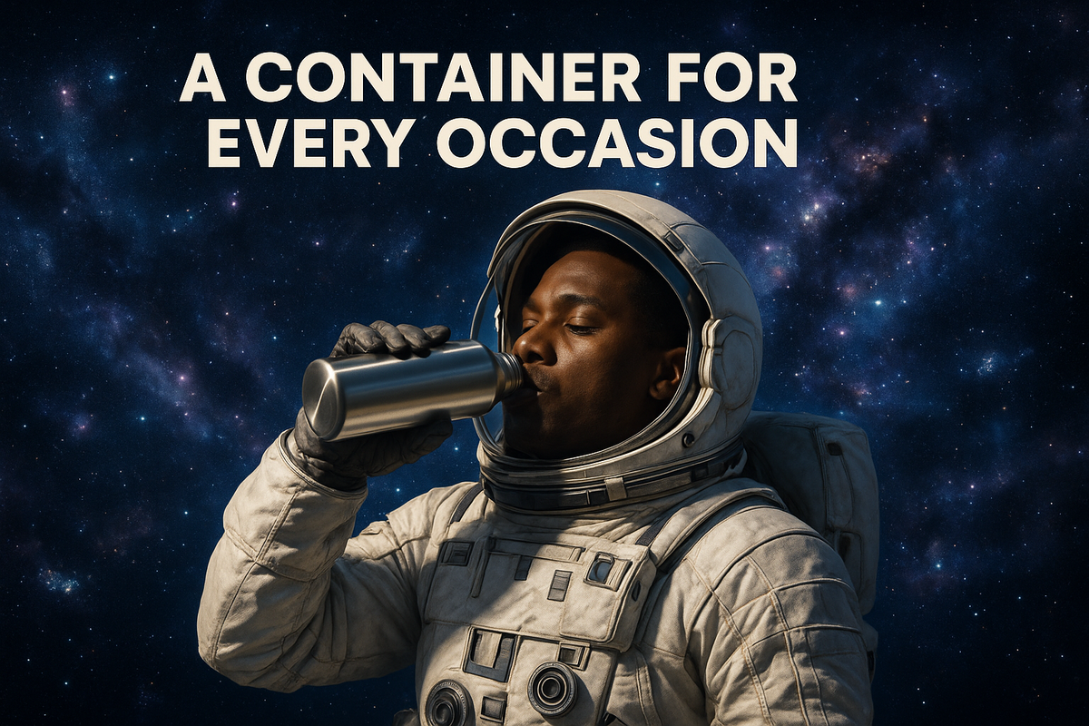 make the water bottle a stainless steel container 