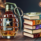 Grenade Whiskey Bottle + Book/Elf Mug Bundle