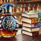 Grenade Whiskey Bottle + Book/Elf Mug Bundle